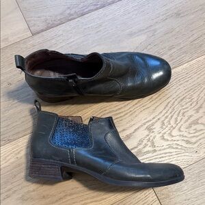 Dansko Dark Leather Ankle Booties Lola 40/9